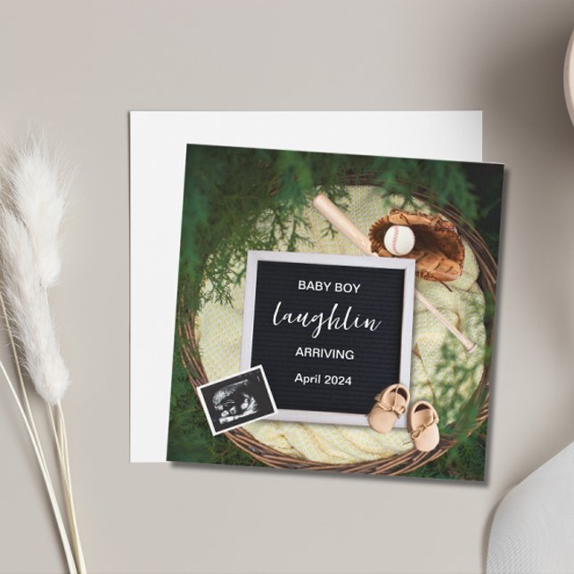 Anúncio de Gravidez do Tema Baseball (Baseball Theme Pregnancy Announcement)