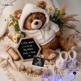 Anúncio de Gravidez do Ursinho Bearly Wait