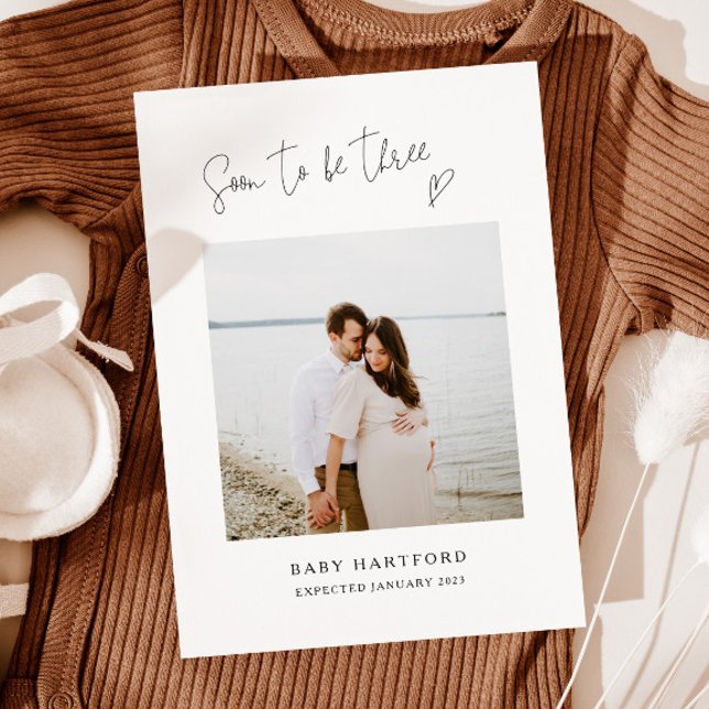 Anúncio de gravidez | Em breve será três (Criador carregado)