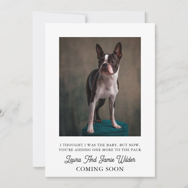 Anúncio de Gravidez Engraçado (Frente)