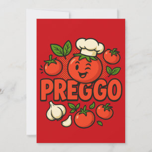 Anúncio de Gravidez Fantasia Molho Preggo