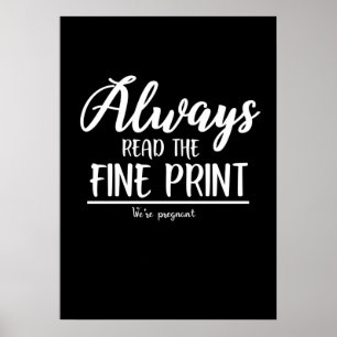 Anúncio De Gravidez Leia O Impressão