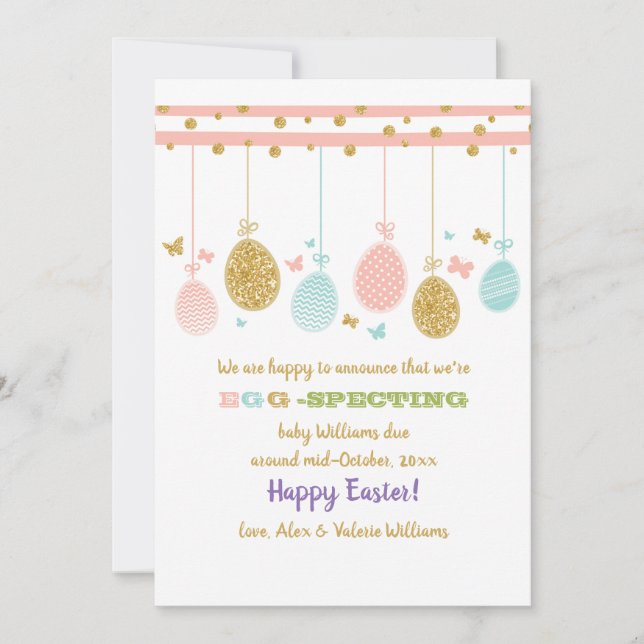 Anúncio de gravidez móvel de ovos (Frente)
