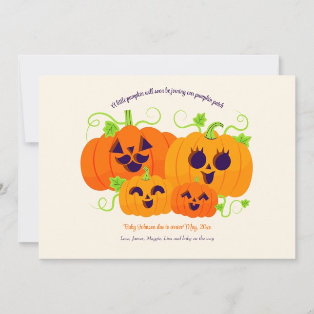 Anúncio de Gravidez na Família de Bombas (Frente)