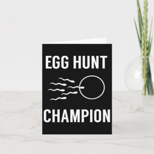 Anúncio de gravidez na Páscoa do Ovo Hunt Champion