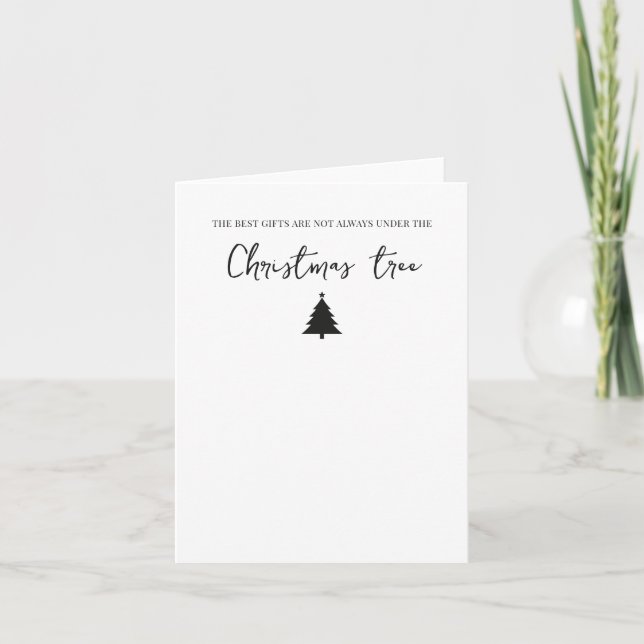 Anúncio de Gravidez Natal Personalizado (Frente)