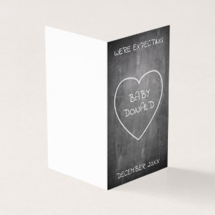 Anúncio de gravidez no estilo do quadro