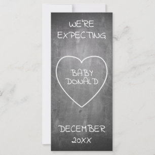 Anúncio de gravidez no estilo do quadro