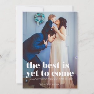 Anúncio de Gravidez, O Melhor Ainda Está Por Vir