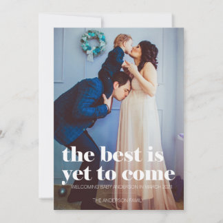Anúncio de Gravidez, O Melhor Ainda Está Por Vir