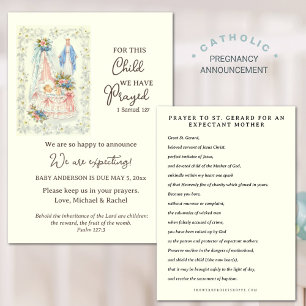 Anúncio de gravidez para bebês ou meninos