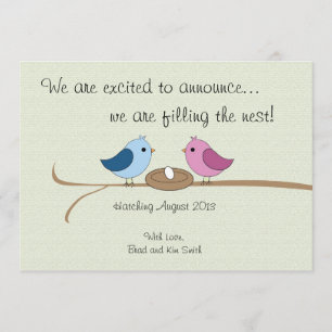 Anúncio de Gravidez Personalizada Bonita