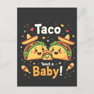 Anúncio de Gravidez Taco 'Bout a Baby