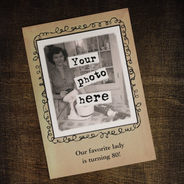 Anúncio de Grupo de Modelo de Foto do Estilo Vinta (Criador carregado)