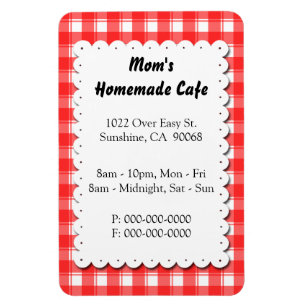 Anúncio de Ímã Personalizado para Restaurante Xadr