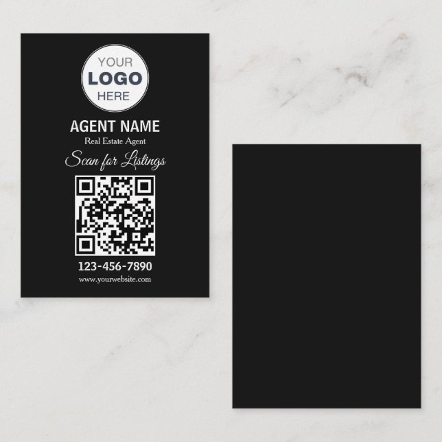 Anúncio de Imóveis Minimalista Moderno Scan (Frente/Verso)