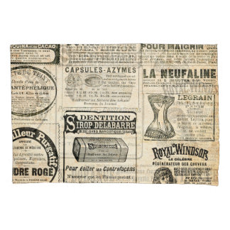 Anúncio de jornal francês em 1897