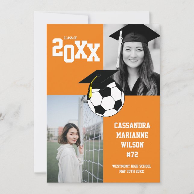 Anúncio de Laranja no Esporte para Graduação de Fu (Frente)