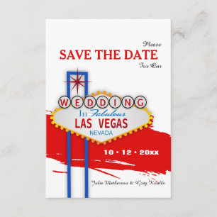 Anúncio de Las Vegas Sign Save the Date