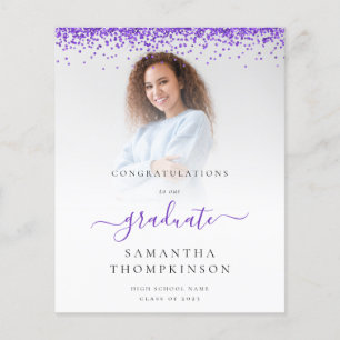 Anúncio de Literatura Roxa de Foto de Formando 20