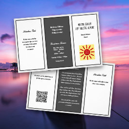 Anúncio de logotipo comercial Brochura pequena