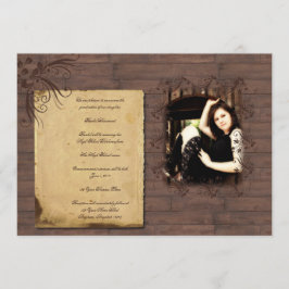 Anúncio de madeira da graduação da beleza do