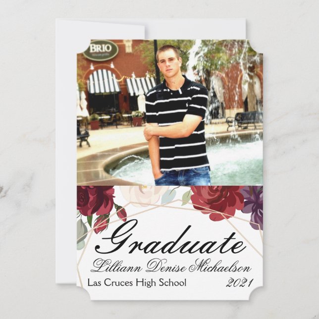 Anúncio de Mais velho 5x7 Rosas brancas Douradas G (Frente)