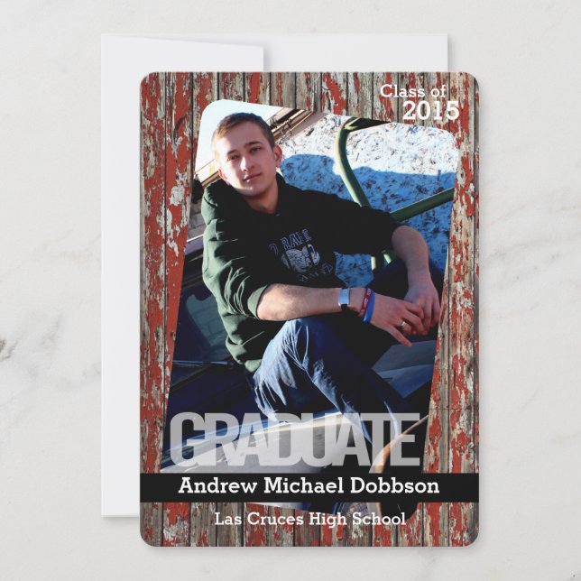 Anúncio de Mais velho de madeira de madeira de 5x7 (Frente)