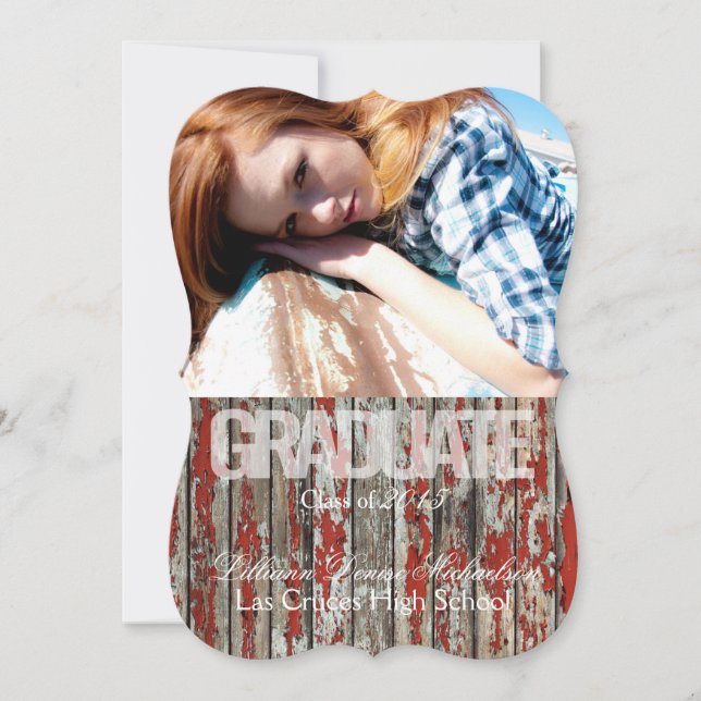 Anúncio de Mais velho de madeira de madeira de 5x7 (Frente)