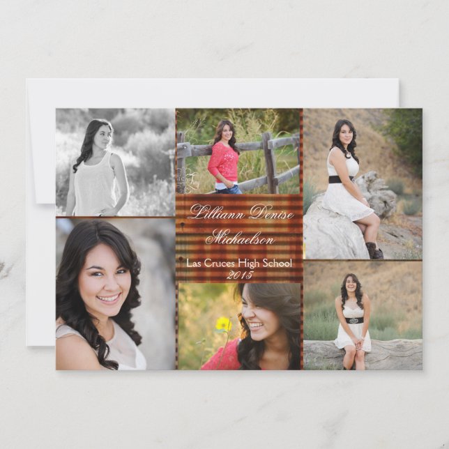 Anúncio de Mais velho de metal corroído 5 x 7 (Frente)