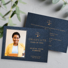 Anúncio de marinho no ano de graduação da faculdad