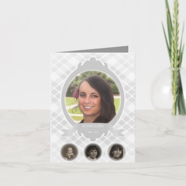 anúncio de memorial de fotos em senescência (Frente)