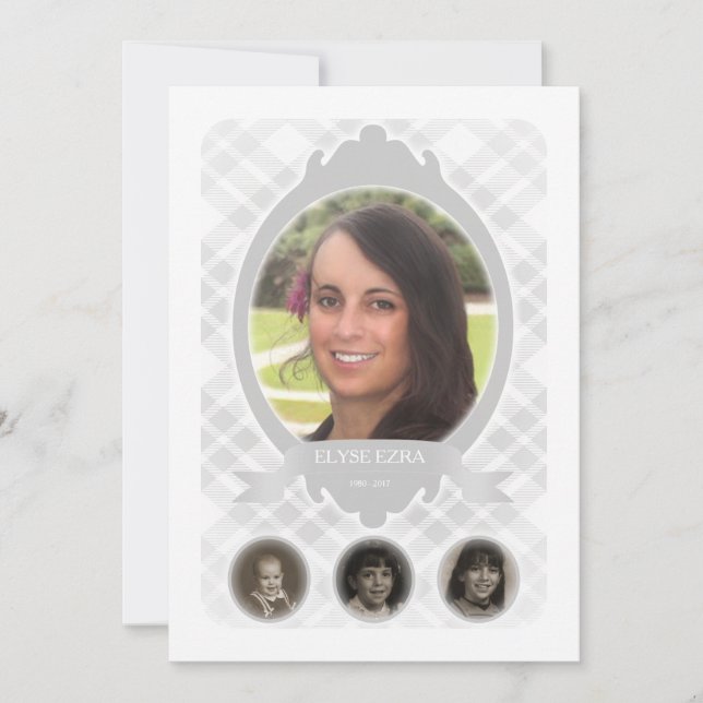 anúncio de memorial de fotos em senescência (Frente)