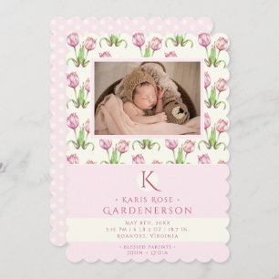 Anúncio de Menina Tulipas Rosa