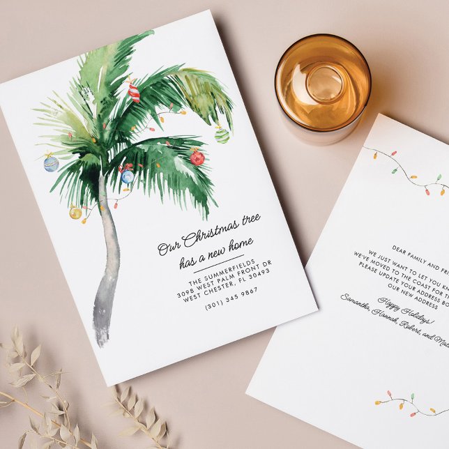 Anúncio de Movimentação da Árvore de Palma de Nata (Christmas Holidays Moving Announcement)