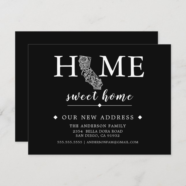 Anúncio de Movimentação da CALIFÓRNIA de Cor Editá (Frente/Verso)