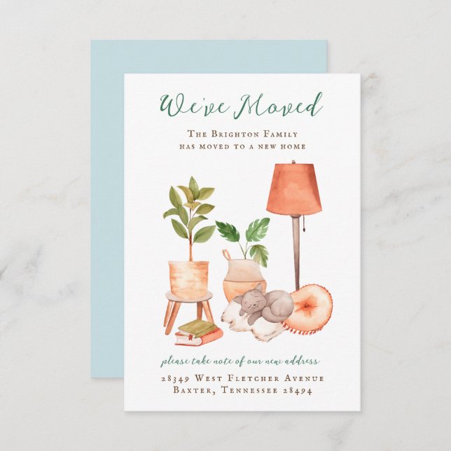 Anúncio de Movimentação da Casa Cozy (Frente/Verso)