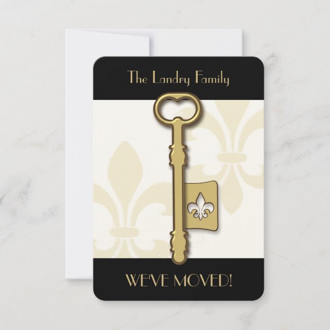 Anúncio de Movimentação da Chave Fleur de Lis Dour (Frente)