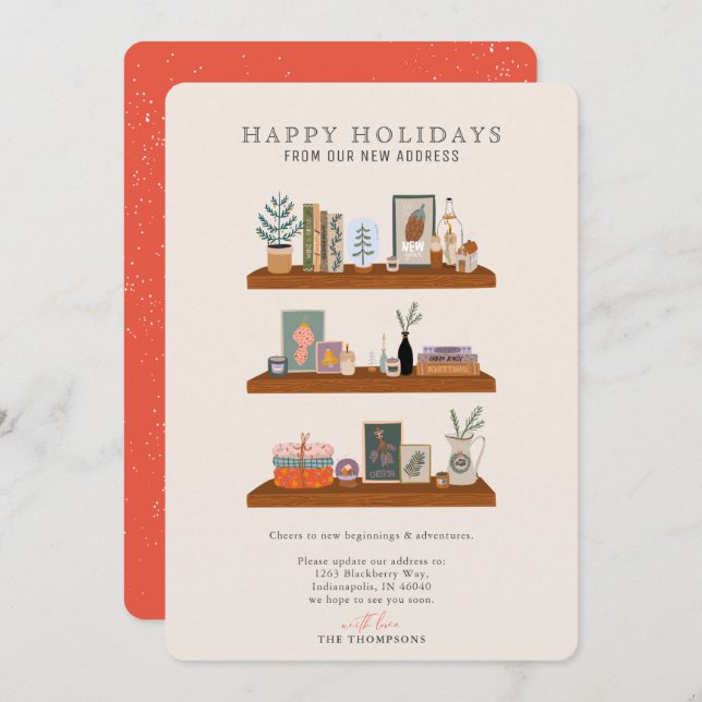 Anúncio de Movimentação da Prateleira de Feriados  (Frente/Verso)