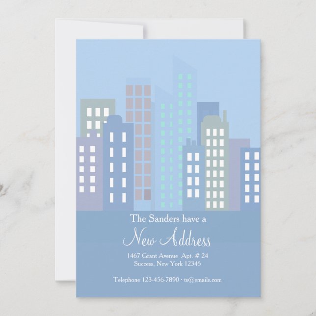 Anúncio de Movimentação da Vista de Cidade (Frente)