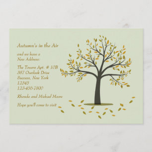 Anúncio de Movimentação das Árvores de Outono