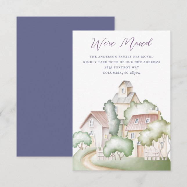 Anúncio de Movimentação de Casas de Vizinhança (Frente/Verso)