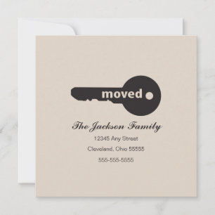 Anúncio de Movimentação de Chave Simples