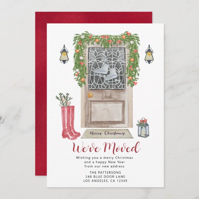 Anúncio de Movimentação de Cores Aquáticas da Port (Frente/Verso)