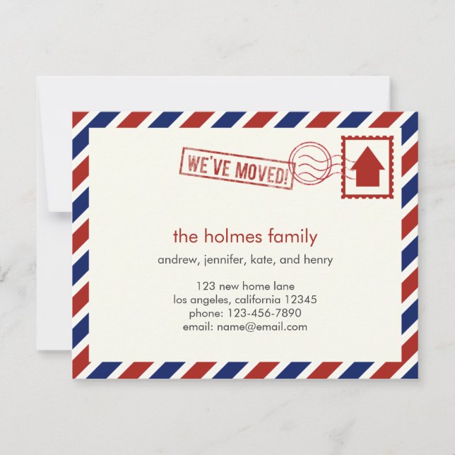 Anúncio de Movimentação de Correio Aéreo (Frente)