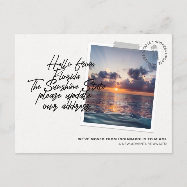 Anúncio de Movimentação de Destino do Estado da Fl (Frente)