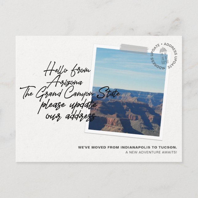 Anúncio de Movimentação de Destino do Estado de ar (Frente)