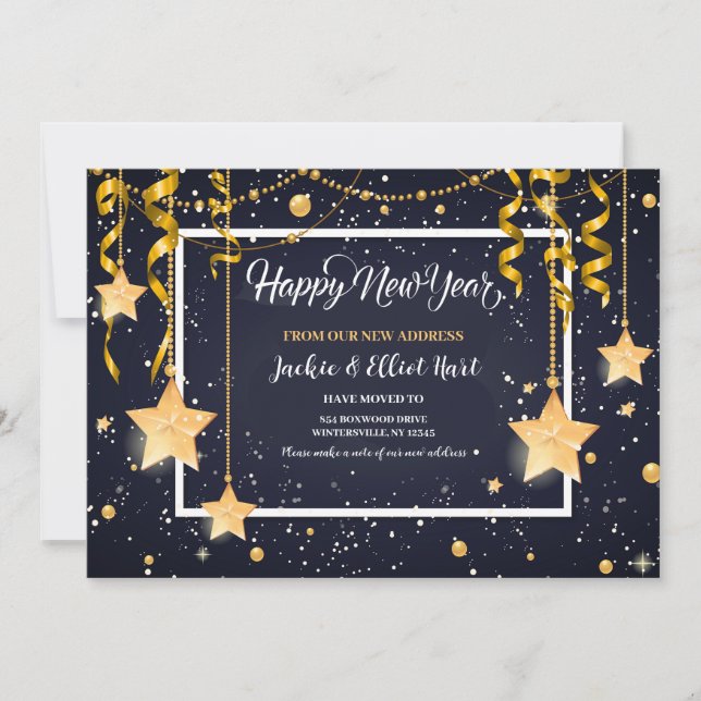 Anúncio de Movimentação de Estrelas Douradas (Frente)