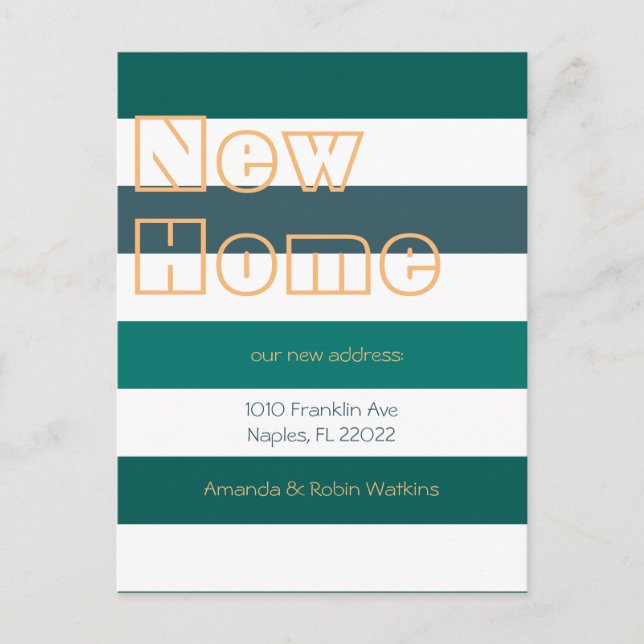 Anúncio de Movimentação de Faixa de Negrito Modern (Frente)