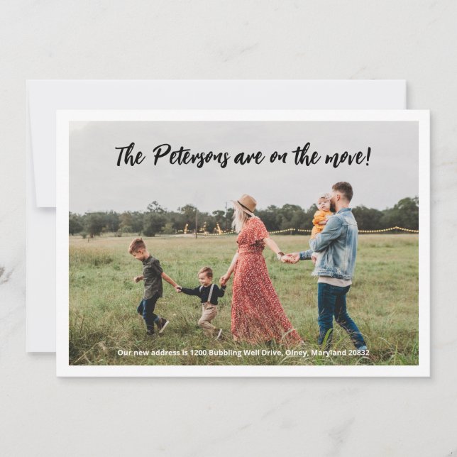 Anúncio de Movimentação de Foto (Frente)